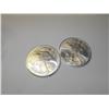 Image 1 : (2) Silver Eagle Bullion Rounds