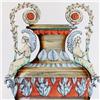 Image 2 : PORCELAIN ETCHING HAND COLORED MITRA LTD ED