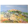 Image 1 : COLORFUL LANDSCAPE SIGNED LIMITED EDITION LITHOGRAPH ON PAPER