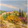 Image 2 : COLORFUL LANDSCAPE SIGNED LIMITED EDITION LITHOGRAPH ON PAPER