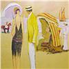 Image 2 : 1920'S STYLE BEACH SCENE COLORFUL SIGNED LTD ED