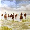 Image 2 : REALISTIC WESTERN SCENE COWBAYS ON HORSES LTD ED