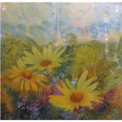 SUNFLOWERS IMPRESSIONISTIC LIMITED EDITION HUGE ART SALE