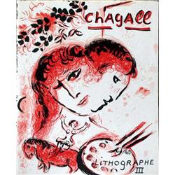 MARC CHAGALL ORIGINAL COLOR LITHOGRAPH LIQUIDATION SALE