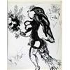 Image 1 : BLACK & WHITE MARC CHAGALL ORIGINAL LITHOGRAPH