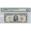 Image 1 : $5 LEGAL TENDER PMG UNC 63 EPQ