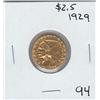 Image 1 : $2.5 GOLD INDIAN QUARTER EAGLE 1929