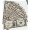 Image 1 : GROUP OF 8 $1 SILVER CERTIFICATES FROM 1935 SERIES WET INTAGLIO