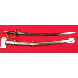 Short Sword With Brass Guard and Pummel