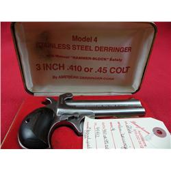 American Derringer model 4 410 or 45 colt