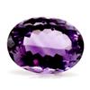 Image 1 : Natural Amethyst Oval Cut 20x15mm estimated 1 pc per lot 15.42ctw