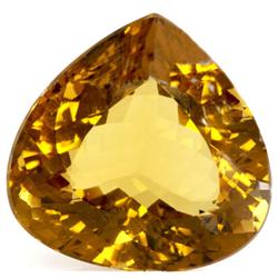 Natural Citrine Trillion Cut 35x30mm estimated 1 pc per lot 79.01ctw