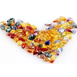 Natural Multi-Sapphire Pear Cut 5x3mm estimated 112 pc per lot 29.24ctw