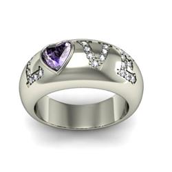 Genuine 0.74 ctw Tanzanite & Diamond Ring 14kt White or Yellow Gold 9g