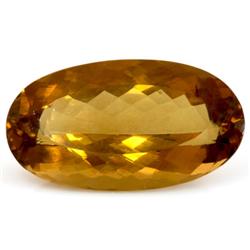 Natural Citrine Oval Cut 47x26mm estimated 1 pc per lot 126.91ctw