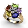 Image 1 : Genuine  2.76 ctw 10kt Multi-Color Precious Stone & Diamond Ring
