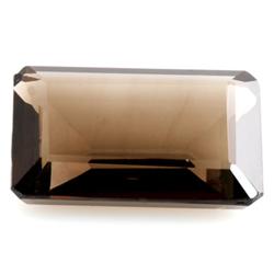 Natural Smokey Topaz Emerald Cut 25x40mm estimated 1 pc per lot 114.19ctw