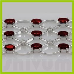 Genuine Vintage Design  24.85 ctw Ruby Bracelet  14K White or Yellow Gold