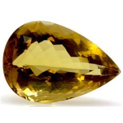 Natural Citrine Pear Cut 20x38mm estimated 1 pc per lot 48.74ctw