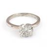 Image 1 : 2.15 ct Round cut Diamond Solitaire Ring,  H-K, SI-I