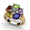 Image 1 : Genuine  2.76 ctw 14kt Multi-Color Precious Stone & Diamond Ring