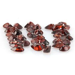 Natural Red Garnet Checkered Pear Cut 5x8mm estimated 34 pc per lot 35.02ctw