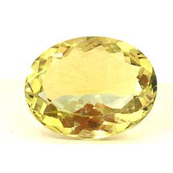 Natural Lemon Topaz Checkered Oval Cut 20x28mm estimated 1 pc per lot 38.08ctw