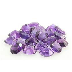 Natural Amethyst Circle Cut AAA 9x9mm estimated 21 pc per lot 49.10ctw