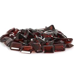 Natural Garnet Emerald Cut 5x7mm estimated 68 pc per lot 81.74ctw