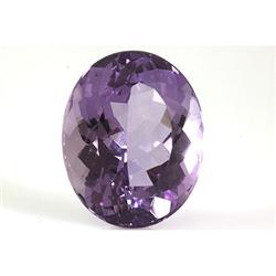 Natural Amethyst Oval Cut 22x28mm estimated 1 pc per lot 52.13ctw