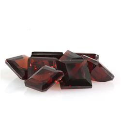 Natural Garnet Princess Cut 7x7mm estimated 8 pc per lot 16.80ctw