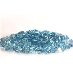 Natural Blue Topaz Oval Cut 4x6mm estimated 100 pc per lot 51.95ctw