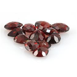 Natural Red Garnet Checkered Pear Cut 8x11mm estimated 12 pc per lot 25.30ctw