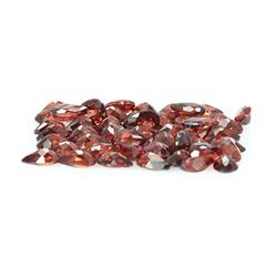 Natural Red Garnet Pear Cut 5x7mm estimated 50 pc per lot 54.51ctw