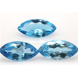 Natural Blue Topaz Marquise Cut 8x16mm estimated 3 pc per lot 13.98ctw