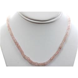 Rose Quartz 81.98 ctw Necklace