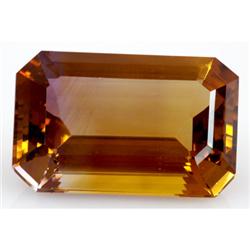 Natural Citrine Emerald Cut 17x21mm estimated 1 pc per lot 37.97ctw