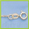 Image 1 : Genuine 16" 14kt Italian Gold-Yellow or White 1.2mm, D/C  Boston Chain Gauge:030, 1.6gr