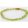 Image 1 : Natural Emerald Bracelet with clasp