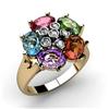 Image 1 : Genuine  2.85 ctw 14kt Multi-Color Precious Stone & Diamond Ring