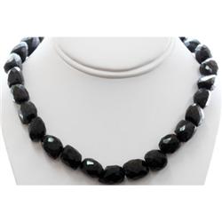 Natural Big Black Spinal Necklace with clasp