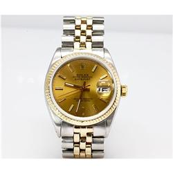 Used Rolex Oyster Perpetual Date for Women Multi-Tone 14k Gold  S/N 62523-D14