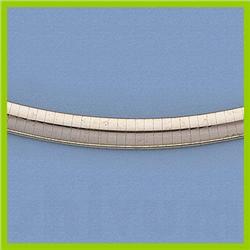 Genuine 14kt Italian 6mm, Omegas Half Round, 36.4gr