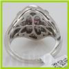 Image 1 : Genuine 1.36 ctw 18k Ruby & Diamond White Gold Ring