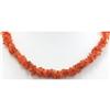 Image 3 : Natural Cornoline Semi Precious Stone Twisted Design Necklace with clasp