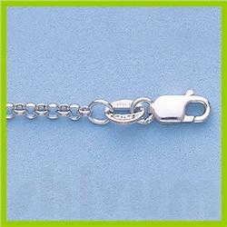 Genuine 16" 14kt Italian Gold-Yellow or White 2.2mm, Rolo  Chain Gauge:080, 5.3gr