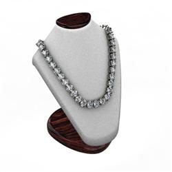 Diamond Necklace 20.0 ctw 18kt W/Y Gold