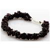 Image 1 : Natural Garnet Bracelet with clasp