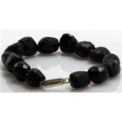 Natural Big Black Spinal Bracelet with clasp