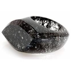 Natural Smokey Quarts Ring 20x35x40mm estimated 1 pc per lot 123.93ctw, size 10